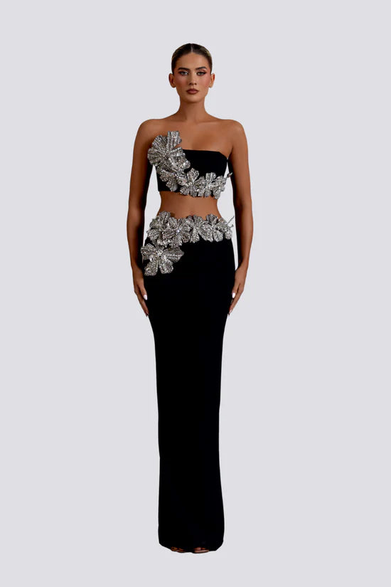 Allese | Strapless Floral Set
