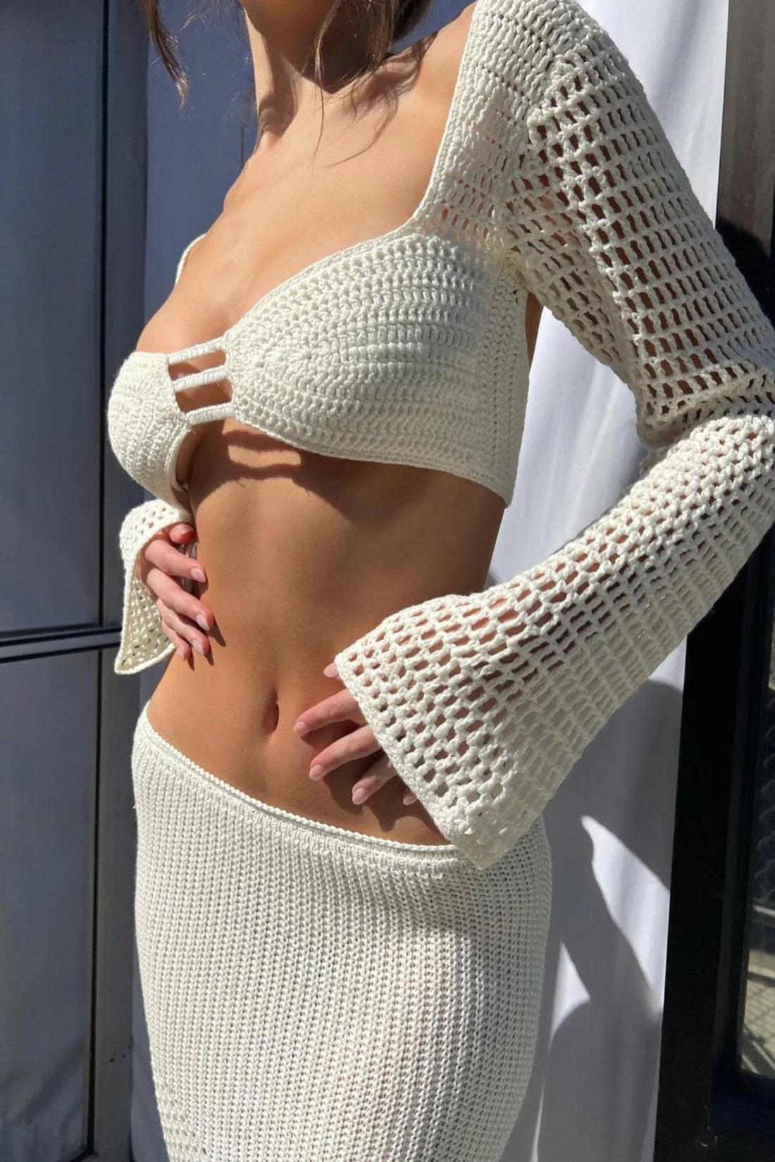 Brook | Cropped Knit Set